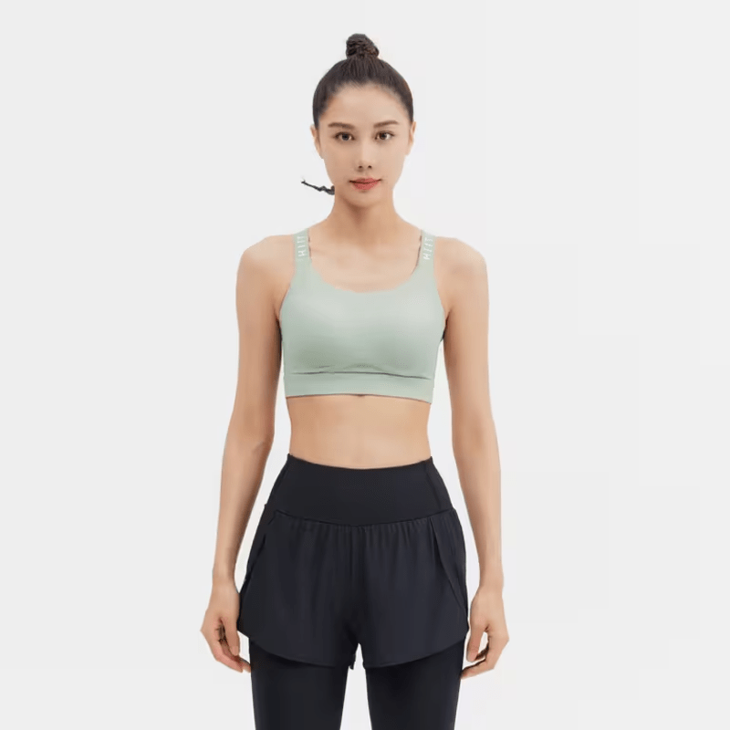 Áo ngực thể thao thoáng khí - FBRA 520 xanh lá - Nguồn: Decathlon