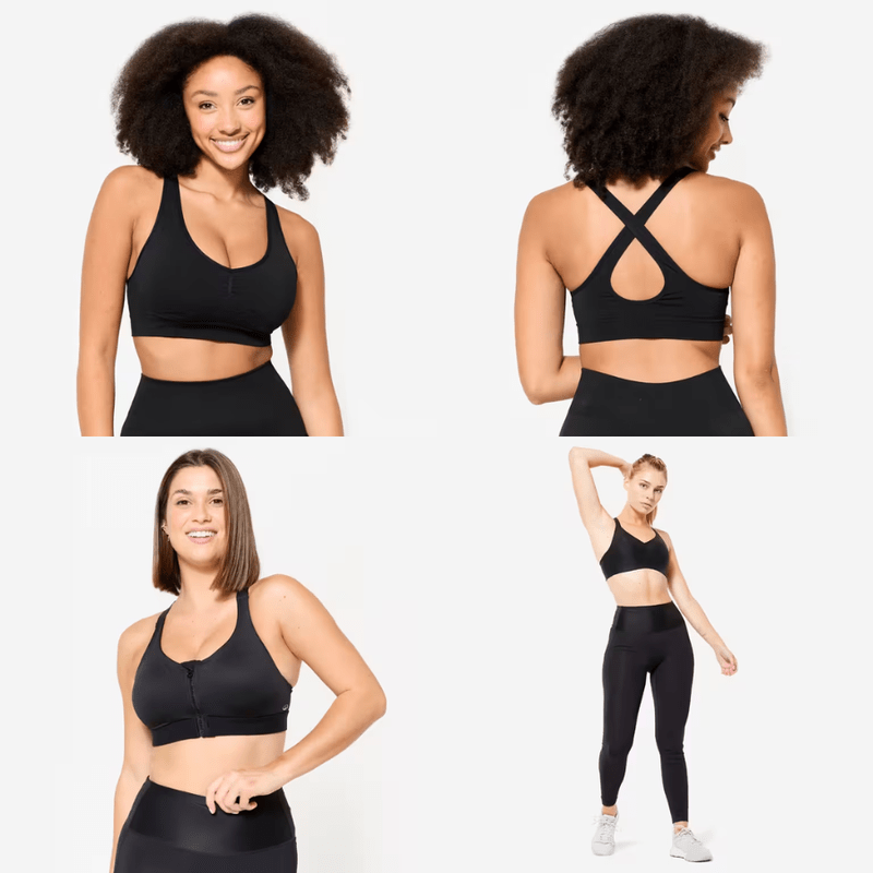 Bra thể thao khoét sâu mang đến vẻ ngoài trẻ trung, hiện đại và thời trang - Nguồn: Decathlon