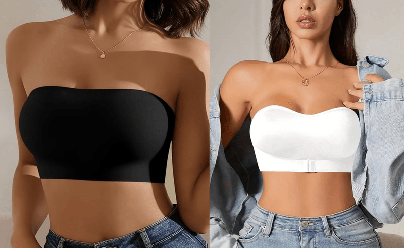Bra quây đúc su trơn thích hợp kết hợp với trang phục hở vai và không dây - Nguồn: Internet