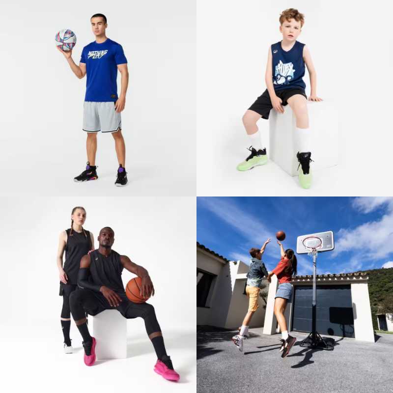 Tại Decathlon, bạn có thể lựa chọn nhiều sản phẩm liên quan đến bóng rổ - Nguồn: Decathlon