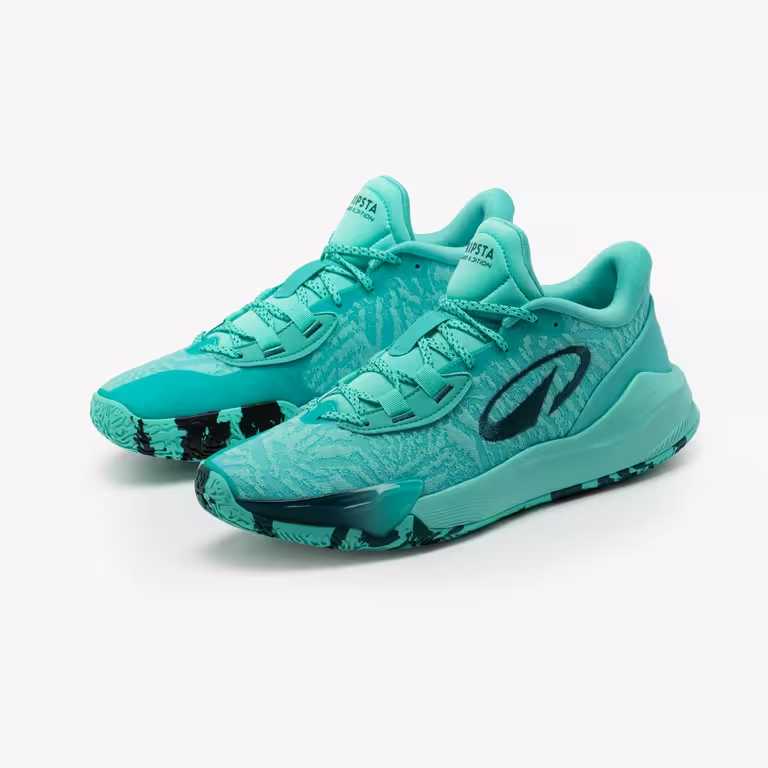 Giày bóng rổ nam nữ cổ thấp linh hoạt Fast 900 xanh ngọc - Nguồn: Decathlon